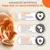 Texto: Advanced Nutrition para que tu gato disfrute de: un corazón fuerte, una vida activa, defensas del organismo. Imagen de un gato naranja comiendo comida húmeda de un plato.