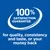 100% SATISFACTION GUARANTEE for quality, consistency and taste, or your money back (tekst na engleskom jeziku)