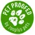 Texte en anglais : PET PROOFED by zooplus pets, avec une empreinte de patte au centre.