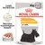 Royal Canin Dermacomfort All Sizes, 85g x 12. Különösen bőrbarát receptúra, mousse. Care Nutrition bőrápolási diagrammal.