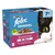 Felix Original Mixed Selection in Jelly, 12 pack for ages 7+, includes 3x with beef, chicken, salmon, and turkey. No colourants. Suitable for older pets. Felix Original Mixed Selection in Jelly, 12 pack for ages 7+, includes 3x with beef, chicken, salmon, and turkey. No colourants. Suitable for older pets.