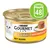 Purina Gourmet Gold Raffiniertes Ragout med kyckling, 48 burkar. Bild av en burk kattmat och en vit katt. Purina Gourmet Gold Raffiniertes Ragout med kyckling, 48 burkar. Bild av en burk kattmat och en vit katt.