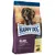 Opakowanie karmy Happy Dog Supreme Sensible Irland Lachs & Kaninchen, widoczne napisy: Made in Germany, Natural Life Concept, dla dorosłych psów, 1 kg.