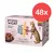 PrimaCat Collection 12-pack, smaki: wołowina, drób, jagnięcina, ryba w galarecie. 88% składników zwierzęcych. Bez zbóż. Opakowanie z kotem stojącym i miską z kawałkami mięsa. Ilość: 48x. PrimaCat Collection 12-pack, smaki: wołowina, drób, jagnięcina, ryba w galarecie. 88% składników zwierzęcych. Bez zbóż. Opakowanie z kotem stojącym i miską z kawałkami mięsa. Ilość: 48x.