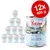 Purizon Chicken Fillet with Salmon natvoer voor volwassen katten, 12 blikken van 400 g. Op het etiket: 45% chicken fillet. Grote rode cirkel met tekst: 12x 400 g.