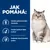 Grafika s textom v češtine: Podporuje kĺbovú chrupavku, pomáha udržiavať štíhle svalstvo, podporuje zdravý imunitný systém. Obrázok mačky vpravo.