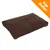 Coussin rectangulaire marron en tissu, mention « Top Seller » en haut à droite sur fond orange.