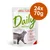 almo nature Daily met natuurlijke ingrediënten, kip en rund, adult cat. Verpakking: 24 x 70g. Tekst in meerdere talen zichtbaar op de verpakking. almo nature Daily met natuurlijke ingrediënten, kip en rund, adult cat. Verpakking: 24 x 70g. Tekst in meerdere talen zichtbaar op de verpakking.