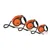 Trois laisses à enrouleur Flexi, orange et noir, tailles différentes, avec poignée ergonomique et cordon noir. Marque Flexi visible sur chaque laisse.