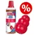 KONG Easy Treat Liver Recipe, confezione spray da 226 g e gioco per cani KONG rosso in gomma, simbolo percentuale bianco su sfondo rosso visibile. KONG Easy Treat Liver Recipe, confezione spray da 226 g e gioco per cani KONG rosso in gomma, simbolo percentuale bianco su sfondo rosso visibile.