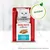 Purina Gourmet Mon Petit Intense kattenvoer met tonijn. Verpakking met afbeelding van witte kat en tekst: recyclebaar. Tekst in meerdere talen: with tuna, met tonijn.
