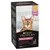 Cutie Purina Pro Plan Skin & Coat+ pentru pisici, 150 ml. Text vizibil: With Omega 3 & 6 and Vitamin E. Helps promote skin health, helps coat glossiness and softness.