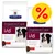 Hill's Prescription Diet Digestive Care i/d koiranruoka, kaksi pakkausta, etualalla mustavalkoinen koira ja keltainen alennusmerkki (%) oikeassa yläkulmassa Hill's Prescription Diet Digestive Care i/d koiranruoka, kaksi pakkausta, etualalla mustavalkoinen koira ja keltainen alennusmerkki (%) oikeassa yläkulmassa