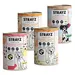 STRAYZ BIO Nassfutter für Hunde 4 x 400 g - BIO Probierpaket (3 Sorten)