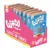 WOW Cat Premium Fillets in Sauce, Salmon in Sauce, Made in Germany, with extra sauce, naturally tasty. Multiple portion pouches visible in the display. WOW Cat Premium Fillets in Sauce, Salmon in Sauce, Made in Germany, with extra sauce, naturally tasty. Multiple portion pouches visible in the display.