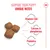 Dry food pieces with highlighted texts: Vitamins C&E, Calcium & phosphorus, Prebiotics. Heading: Support your puppy's unique needs. Dry food pieces with highlighted texts: Vitamins C&E, Calcium & phosphorus, Prebiotics. Heading: Support your puppy's unique needs.