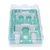 Interactive toy made of plastic with green base and white obstacles, suitable for keeping pets occupied and for training.
