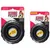 KONG Traxx Power Chewers hundelegetøj, tekst: Toughest Durable Formula, Insert Treats. Medium/Large 13–30 kg og Small op til 16 kg. To størrelser vist i sort gummi.