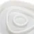 White feeding bowl with raised rings to slow down eating speed.