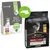 Due confezioni di Purina Pro Plan Medium Puppy, una con etichetta Opti Start e l'altra Healthy Start, freccia verde indica cambio di packaging. Testo visibile: High Protein, No1 ingrediente pollo.