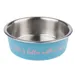 Gamelle en inox TIAKI "Better With A Cat" pour chat - capacité : 450 mL, 14 cm de diamètre