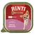 RINTI GOLD MINI 100G, mit feinen Stückchen von Ente & Geflügel. Billede af lille hund på emballagen.