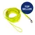 Gelbe Hundeleine mit Metallkarabinerhaken, gekennzeichnet als 'Top Seller' in blauem Kreis. Gelbe Hundeleine mit Metallkarabinerhaken, gekennzeichnet als 'Top Seller' in blauem Kreis.