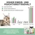 Hoher Eiweiss- und Feuchtigkeitsgehalt. Vergleich von Nährwerten: Schesir Hähnchen Gelee, Schesir Hähnchen mit Schinken in Gelee und wilde Beutetiere. Ideale Ernährung für Katzen.