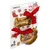 Zooplus cookie cutter set in gold with dog bone and cat head shapes, decorated with red ribbons. Packaging with Christmas design and 'Merry and Bright' lettering.