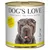 Dog's Love Hundefutter mit Huhn, Birne, Quinoa und Karotte. 55% Huhn, getreidefreie Rezeptur, hergestellt in Österreich.