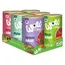 WOW Adult 24 x 400 g Alimento umido per cani - Mix: 8x Manzo, 4x Salmone, 4x Tacchino, 4x Selvaggina, 4xAgnello