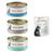 Tonhal vegyes csomag (3 változat) (12 x 70 g) + szardínialeves & szardínia (6 x 50 g)