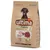 Zak Ultima Nature Medium-Maxi Adult hondenvoer, 3 kg. Tekst: l’Agneau Frais, zonder conserveermiddelen, verpakking recyclebaar. Afbeelding van hond en blokjes vlees op de verpakking.