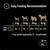 Daily feeding recommendation: 5kg, 3½-4 trays; 10kg, 6½-7 trays; 20kg, 10½-11½ trays; 35kg, 16-17½ trays. 1 tray can be replaced by 21-24g dry food. 85 kcal per 100g.