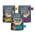 Encore Katzenfutter in Jelly, Sorten: Chicken Breast (2x), Chicken Breast mit Duck (2x), Chicken Breast mit Tuna (1x), jeweils 50g. 100% natürliche Zutaten.