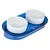 TIAKI Duo-Keramiknapf Deep Sea - 2 x 400 ml, Ø 13 cm TIAKI Duo-Keramiknapf Deep Sea - 2 x 400 ml, Ø 13 cm