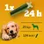 Feeding recommendation: 1 stick every 24 hours for dogs from 25 kg, 124 kcal per stick.