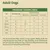 Feeding guidelines table for adult dogs by bodyweight and activity level, showing daily serving in cans. Includes advice to divide servings and adjust dry food if feeding wet and dry together.