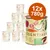 Lot de 12 boîtes Terra Canis ESSENTIALS Rind Beef 780 g, illustrations de légumes et viande sur l’emballage, texte visible : carotte, courgette, pomme, coco, millet, herbes, huile de colza.