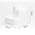 Witte drinkfontein-station met de afmetingen 24 cm lengte, 21 cm breedte en 16 cm hoogte. Opschrift CAT MATE zichtbaar. Witte drinkfontein-station met de afmetingen 24 cm lengte, 21 cm breedte en 16 cm hoogte. Opschrift CAT MATE zichtbaar.