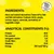 Ingredients: meat and animal derivatives 64%, fish and salmon 26%, yeasts, sugars, minerals, vegetable origin. Analytical values: protein 40%, fat 21%, moisture 29%, energy 352 kcal/100g.