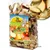 Sachet de 100 g JR Farm Apfel-Chips, chips de pommes pour animaux, étiquette multilingue avec illustrations de fruits et animaux, mention 'natural', snack complémentaire.
