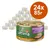 24 консерви по 85 г Ultima Fit & Delicious con Pollo за котки, етикет с текст: ESTERILIZADO, Control del peso. Изображение на пастет и котка на опаковката.