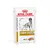 Royal Canin Veterinary Urinary S/O Ageing 7+ Loaf. Natvoer voor oudere honden, verpakking met hondenafbeelding en productnaam zichtbaar.
