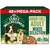 James Wellbeloved grain free adult mixed selection, 48 x 90g mega-pack. Image shows food pieces with vegetables.