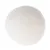 Balle ronde en feutre blanc, sans marque ni texte visible.