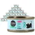 Cosma Pure Love Nature Kitten Tuna with Aloe in Broth tins stacked, front tin shows cat silhouette and icons for fish and aloe. Visible text: 'KITTEN TUNA WITH ALOE IN BROTH'.