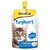GimCat Yoghurt, lait entier 95 %, réduit en lactose, enrichi en calcium. Texte anglais et allemand visible sur l'emballage. Photo d'un chaton sur le devant du sachet. GimCat Yoghurt, lait entier 95 %, réduit en lactose, enrichi en calcium. Texte anglais et allemand visible sur l'emballage. Photo d'un chaton sur le devant du sachet.