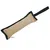 Bite cushion made of durable jute material with black border and handle loop, suitable for training purposes.