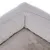 Close-up of a grey pet bed with soft padding and fabric cover.